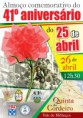 26-4-2015 Almoço comemorativo do 41º Aniversário do 25 de Abril de 1974